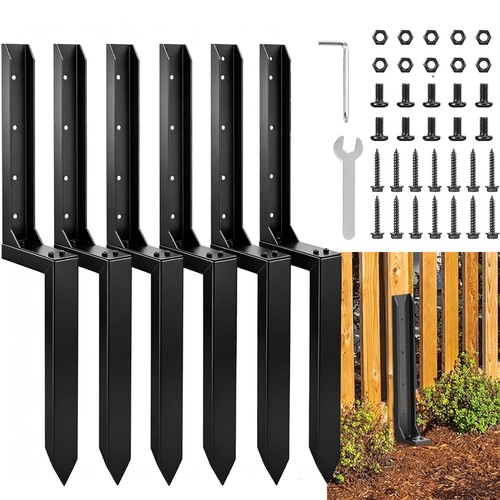 6pcs heavy duty fence post - 2/6pcs,
