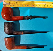 3 Tobacco Pipe Lot- 2 Italy