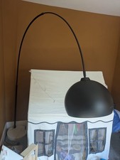 Black Arched Floor Lamp Made.com Marble Base