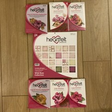 Heartfelt Creations Wild Rose Dies , Stamps ,Moulds And Paper Pad Collection 