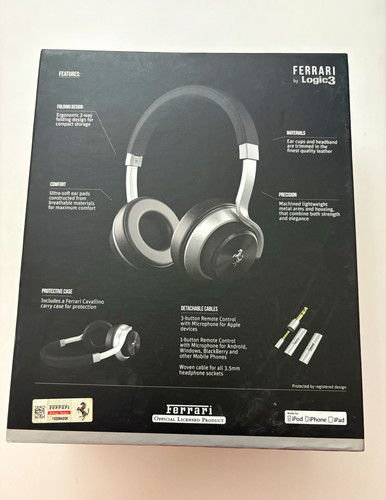 Ferrari t250 ear wired - t250, on-ear