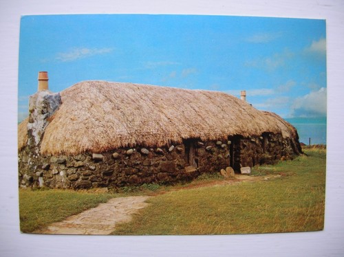 Skye cottage museum postcard - skye,