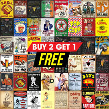 Metal tin Sign Plaque Pub Bar