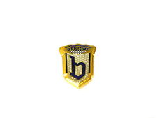 Coat of arms logo ALFA ROMEO BERTONE golden metal 41x28 badge emblem