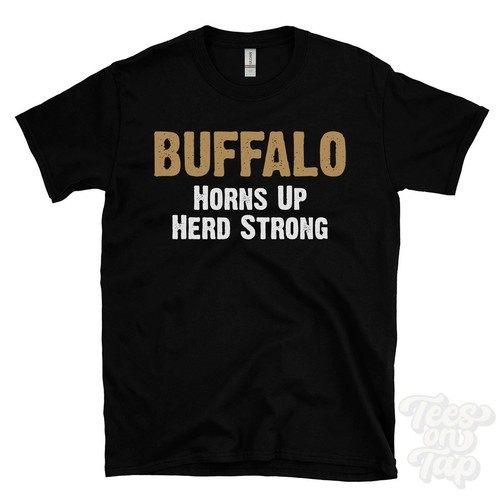 Buffalo horns herd strong - horns, up