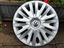 One Genuine Volkswagen Golf MK6 15" Wheel Trim Hub Cap x1 Caddy Van VW