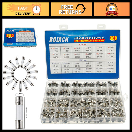 360 pcs fast blow glass - 360, fuse