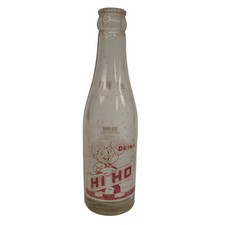 Hi Ho Glass Soda Pop Bottle