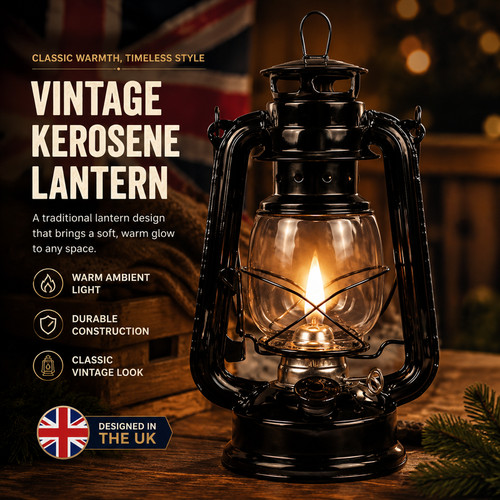 Vintage oil lamp lantern - vintage,