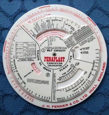 VINTAGE FENAPLAST , CONVEYOR CALCULATOR , BELT CAPACITY