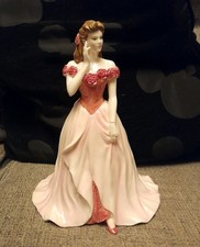 Coalport Bone China Lady Figurine Sarah 1994 Figure Of The Year