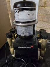 Salamander CTFORCE20TU 2.0 Bar Twin Positive and Negative Head Brass Shower Pump