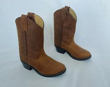 MASTERSON KIDS SIZE BROWN PULL ON COWBOY BOOTS US13 UK12-12.5 NEW FREE P&P!!