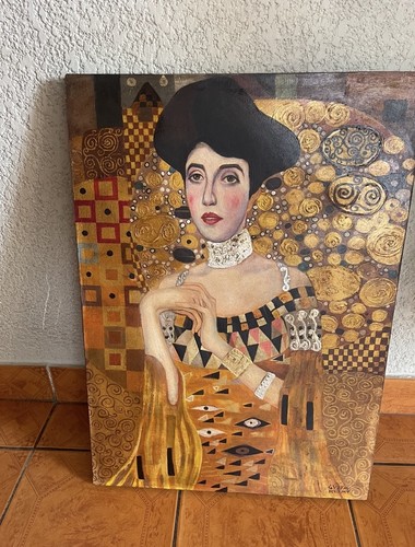 Gustav klimt oil painting - painting, on