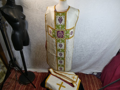 Vintage chasuble stole - chasuble,