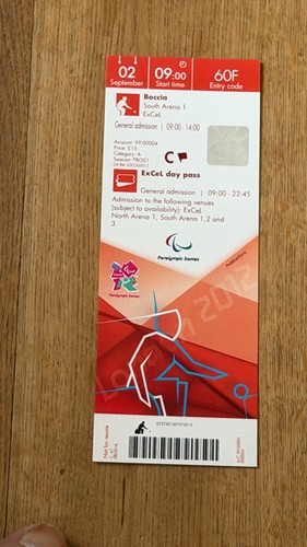 Ticket 2012 london paralympic - 2012,