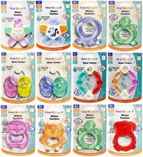 Baby Teether Teething Ring Water Filled BPA Free Soothe Sore Gums Boys & Girls