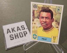 Pele No. 38 Brazil 1970 Stickers Panini World Cup Story Sonric's 1990 Mexico 70
