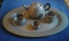 ART DECO PEWTER TEA SET