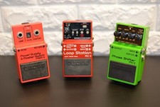 Boss RC-3 Loop Station + PH-3 Phaser + PSM-5 Power Supply Guitar Pedal Bundle