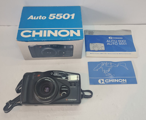 Chinon auto 5501 - 35mm, film
