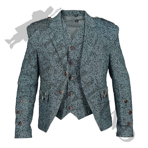 Gray argyll jacket - argyll,
