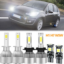 For Citroen C3 MK2 Led White 2010-2016 Hid Headlight 55w Led Side Light Bulbs
