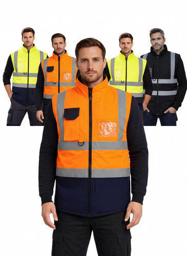 Mens tone vis body warmer - hi,