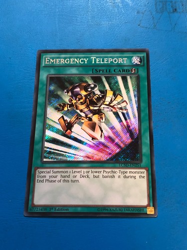 Yugioh secret rare emergency - rare,