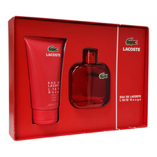 Lacoste Eau De Lacoste L.12.12 Rouge EDT 100ml Gift Set. Imperfect Box.
