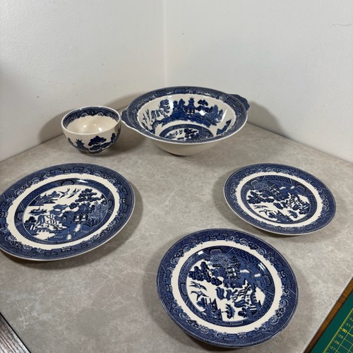Johnson bros blue - &, white