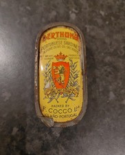 Vintage Portuguese Derthona Sardine Tin Empty