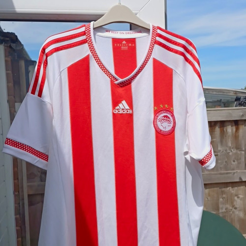 Adidas olympiakos home shirt - adidas,