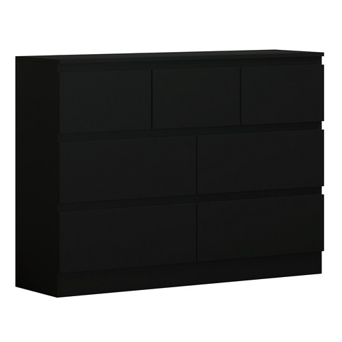 Matt black sideboard drawer - sideboard,