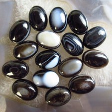 16Pcs 18x13x5mm Black White