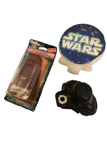 Star wars candles chewbacca - star,
