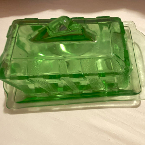 Green clear geometric - green,
