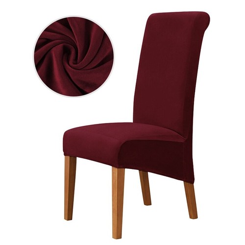 Velvet dining chair covers - velvet,