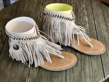 Naughty Monkey Fringe Sandals