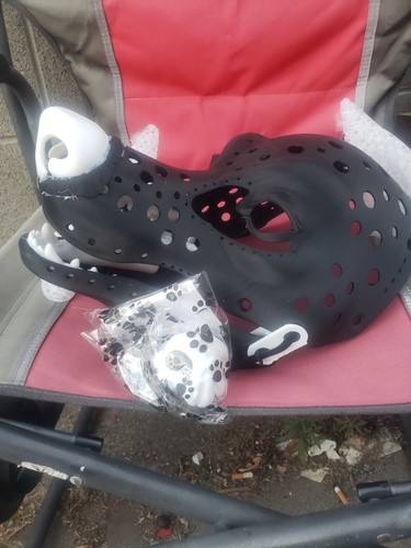 Printed wolf mask - printed,