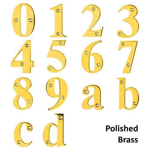 Door numbers letters 3 - letters, 3"