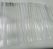 Kitchen Worktop Joining Strips 40mm x 630mm Joblot of 29  Polished Silver Chrome