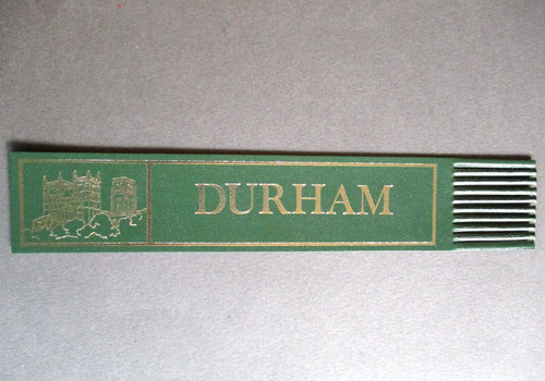 Leather bookmark durham - leather,