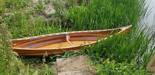 12ft solo wood strip - solo, canoe
