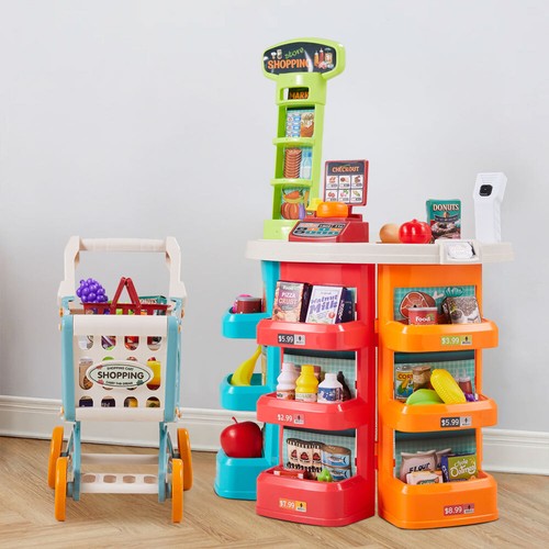 Kids supermarket playset - playset, w/