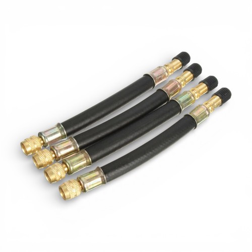 Flexible rubber tyre valve - 4x,