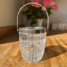 Vintage cut lead crystal sugar - cut,