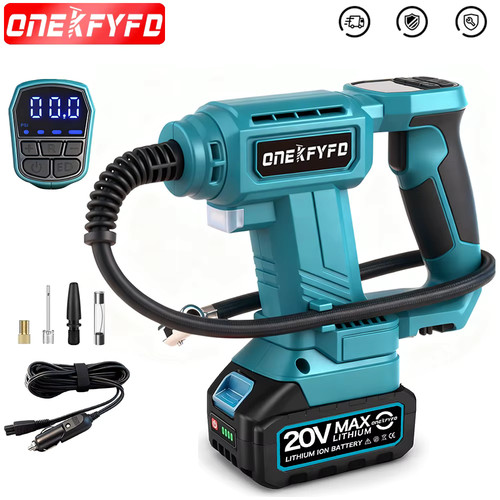 Cordless tyre inflator - tyre, air