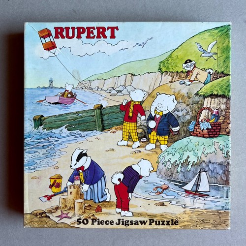 Rupert bear teddy jigsaw - rupert,