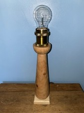 Indian ￼Wooden Table Lamp